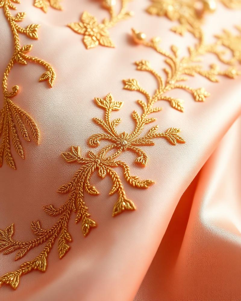 Hand embroidery detail